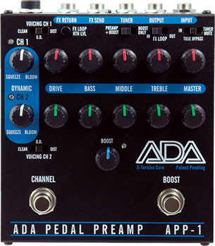 ADA APP-1｜2チャンネル・ギター・プリアンプ・ペダル