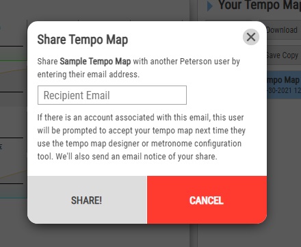 peterson tempo map designer