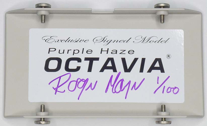 roger mayer purple haze octavia autograph and  limited number画像