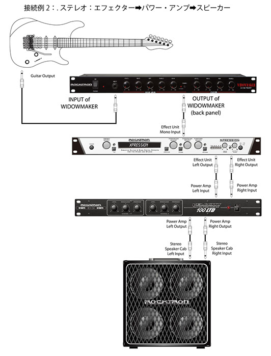 Rocktron widowmaker｜ロックトロン ウィドウメーカー｜ギター用2CH