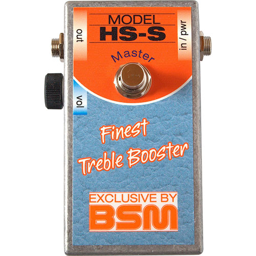 BSM HS-S Master｜トレブル・ブースター HS-Sにマスター・ボリュームを追加
